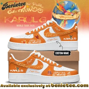 Karol G Viajando por el Mundo Tropitour Custom Air Force 1 & Jordan 1 Shoes (Release 3)