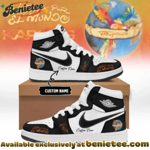 Karol G Viajando por el Mundo Tropitour Custom Air Force 1 & Jordan 1 Shoes - Series 4