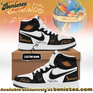 Karol G Viajando por el Mundo Tropitour Custom Air Force 1 & Jordan 1 Shoes - Variant 2