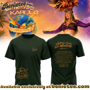 Karol G Viajando por el Mundo Tropitour Signature T-Shirt & Hoodie