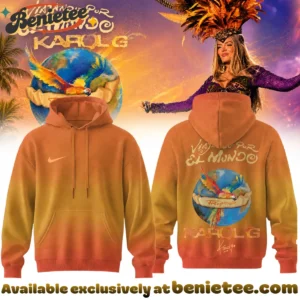 Karol G Viajando por el Mundo Tropitour Signature T-Shirt & Hoodie (Design 14)