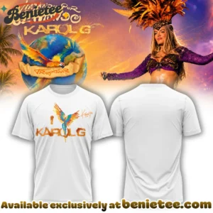 Karol G Viajando por el Mundo Tropitour Signature T-Shirt & Hoodie [Drop 5]