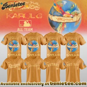Karol G x MLB Nos Vamos de Tour Baseball Jersey (Design 2)