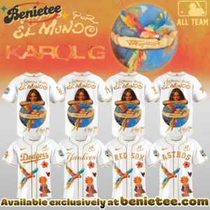 Karol G x MLB Nos Vamos de Tour Baseball Jersey - Part 1