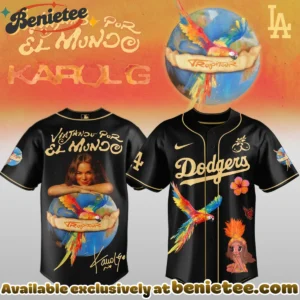 Karol G x MLB Nos Vamos de Tour Baseball Jersey (Style 2)