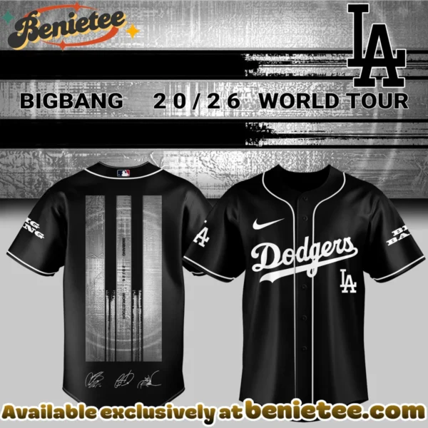 MLB All Team x BIGBANG WORLD TOUR Signature Baseball Jersey (Style 3)