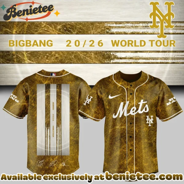 MLB All Team x BIGBANG WORLD TOUR Signature Baseball Jersey (Style 4)
