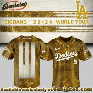 MLB All Team x BIGBANG WORLD TOUR Signature Baseball Jersey (Style 4)