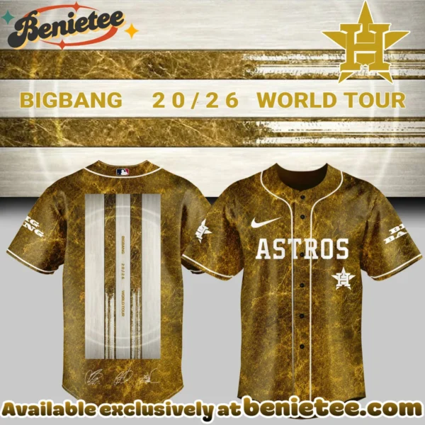 MLB All Team x BIGBANG WORLD TOUR Signature Baseball Jersey (Style 4)