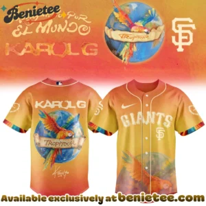 MLB x Karol G Viajando Por El Mundo Tropitour Signature Baseball Jersey - Series 1