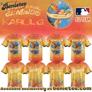 MLB x Karol G Viajando Por El Mundo Tropitour Signature Baseball Jersey - Series 1