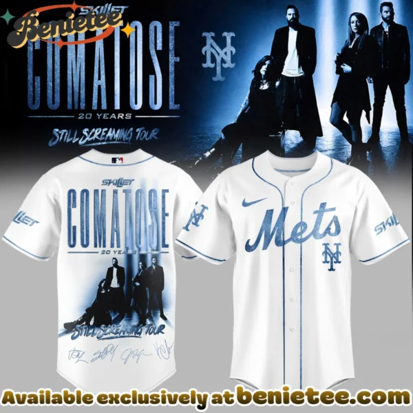MLB x Skillet Comatose Still Screaming Tour Signature Baseball Jersey - Variant 2