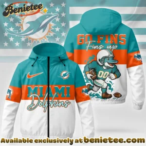 Miami Dolphins Windbreaker Jacket