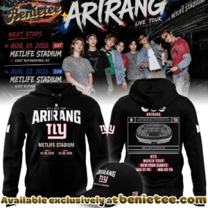 NY Giants x BTS WORLD TOUR ARIRANG Shirt & Hoodie (Design 4)