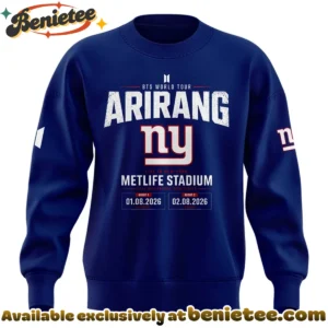 NY Giants x BTS WORLD TOUR ARIRANG T-Shirt & Hoodie - Variant 3