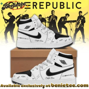 OneRepublic Official Tour Custom Air Force 1 & Jordan 1 Shoes (Design 8)