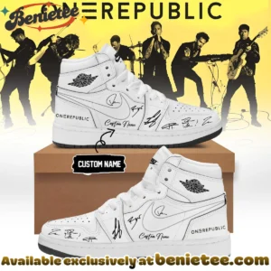 OneRepublic Official Tour Custom Air Force 1 & Jordan 1 Shoes (Release 12)