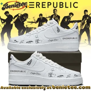 OneRepublic Official Tour Custom Air Force 1 & Jordan 1 Shoes (Release 7)