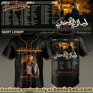 SAINT LEVANT AFANDI WORLD TOUR Baseball Jersey [Drop 4]