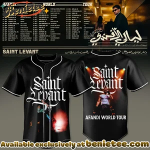 SAINT LEVANT AFANDI WORLD TOUR Baseball Jersey - Series 9