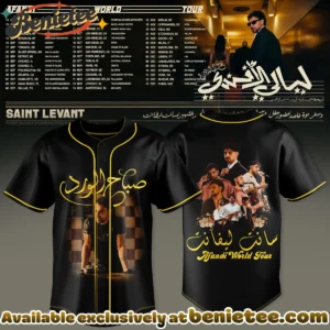 SAINT LEVANT AFANDI WORLD TOUR Baseball Jersey (Style 1)
