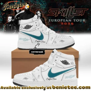 SKILLET EUROPEAN TOUR Signature Custom Air Force 1 & Jordan 1 Shoes - Part 2