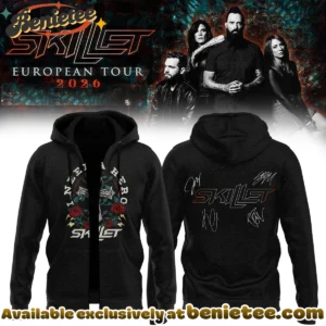 SKILLET EUROPEAN TOUR Signature Shirt & Hoodie (Design 9)