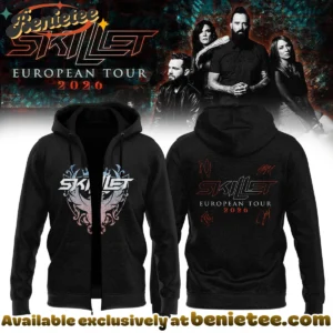 SKILLET EUROPEAN TOUR Signature Shirt & Hoodie - Series 4