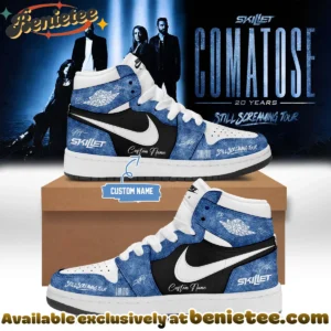 Skillet Comatose Still Screaming Tour Signature Custom Air Force 1 & Jordan 1 Shoes (Design 16)
