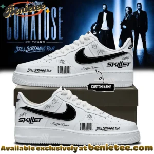 Skillet Comatose Still Screaming Tour Signature Custom Air Force 1 & Jordan 1 Shoes [Drop 19]