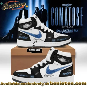 Skillet Comatose Still Screaming Tour Signature Custom Air Force 1 & Jordan 1 Shoes - Part 5