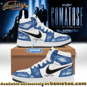Skillet Comatose Still Screaming Tour Signature Custom Air Force 1 & Jordan 1 Shoes - Part 7