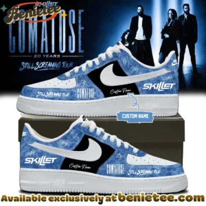 Skillet Comatose Still Screaming Tour Signature Custom Air Force 1 & Jordan 1 Shoes (Release 15)