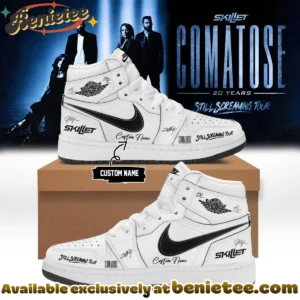 Skillet Comatose Still Screaming Tour Signature Custom Air Force 1 & Jordan 1 Shoes (Style 20)