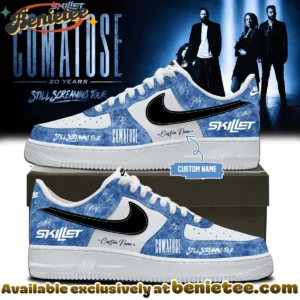 Skillet Comatose Still Screaming Tour Signature Custom Air Force 1 & Jordan 1 Shoes - Variant 8