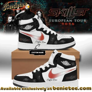 Skillet European Tour Signature Custom Air Force 1 & Jordan 1 Shoes (Design 6)