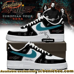 Skillet European Tour Signature Custom Air Force 1 & Jordan 1 Shoes - Part 11