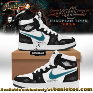 Skillet European Tour Signature Custom Air Force 1 & Jordan 1 Shoes (Release 10)