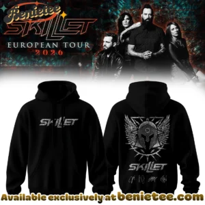 Skillet European Tour Signature Shirt & Hoodie (Release 3)