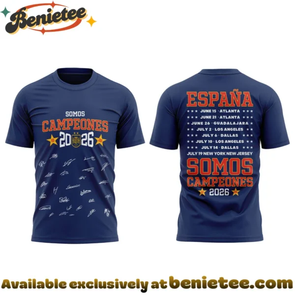 Spain World Cup Champions Shirt & Hoodie (Style 10)