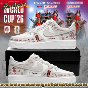 Spain World Cup Champions Signature Custom Air Force 1 & Jordan 1 Shoes (Design 2)