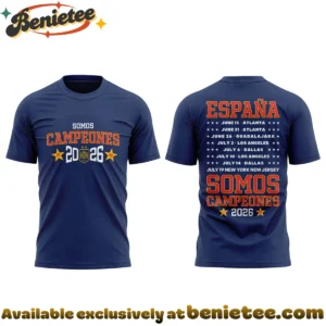 Spain World Cup Champions T-Shirt & Hoodie (Design 6)