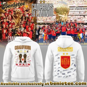 Spain World Cup Champions T-Shirt & Hoodie (Release 7)