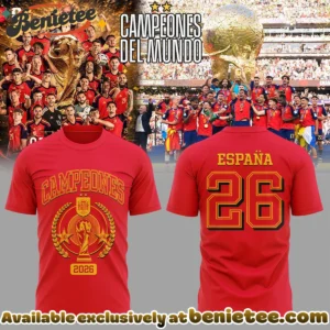 Spain World Cup Champions T-Shirt & Hoodie - Series 9