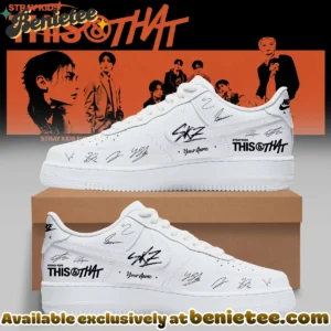 Stray Kids - This & That Signature Custom Air Force 1 & Jordan 1 Shoes (Style 1)
