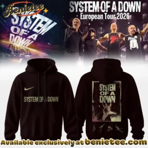 System of a Down Europe UK Stadium Tour Signature Shirt & Hoodie - Variant 1