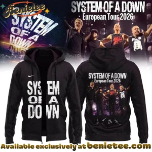 System of a Down Europe UK Stadium Tour Signature T-Shirt & Hoodie (Release 4)