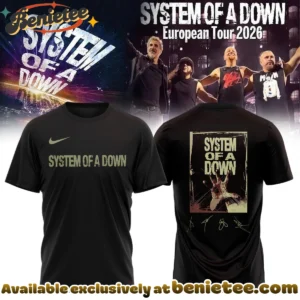 System of a Down Europe UK Stadium Tour Signature T-Shirt & Hoodie (Style 9)