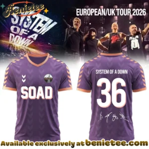System of a Down Europe UK Stadium Tour Signed Jersey [Batch 4]