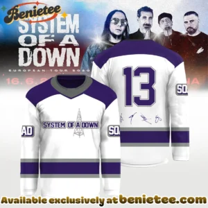 System of a Down Europe UK Stadium Tour Signed Jersey [Batch 7]